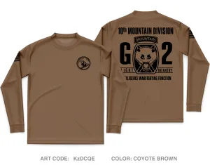 10th MTN DIV G2 Core Men's LS Flex Performance Tee - KzDCQE