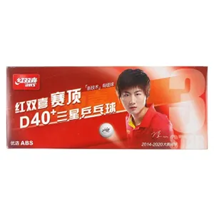 10x DHS D40 and 3-Star White Table Tennis Balls