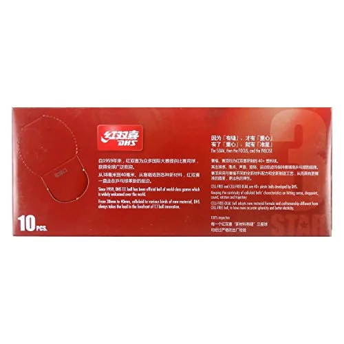 10x DHS D40 and 3-Star White Table Tennis Balls