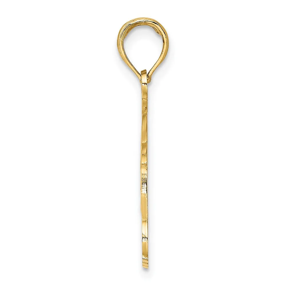 14K NAPLES FLORIDA Jumping Dolphins Charm