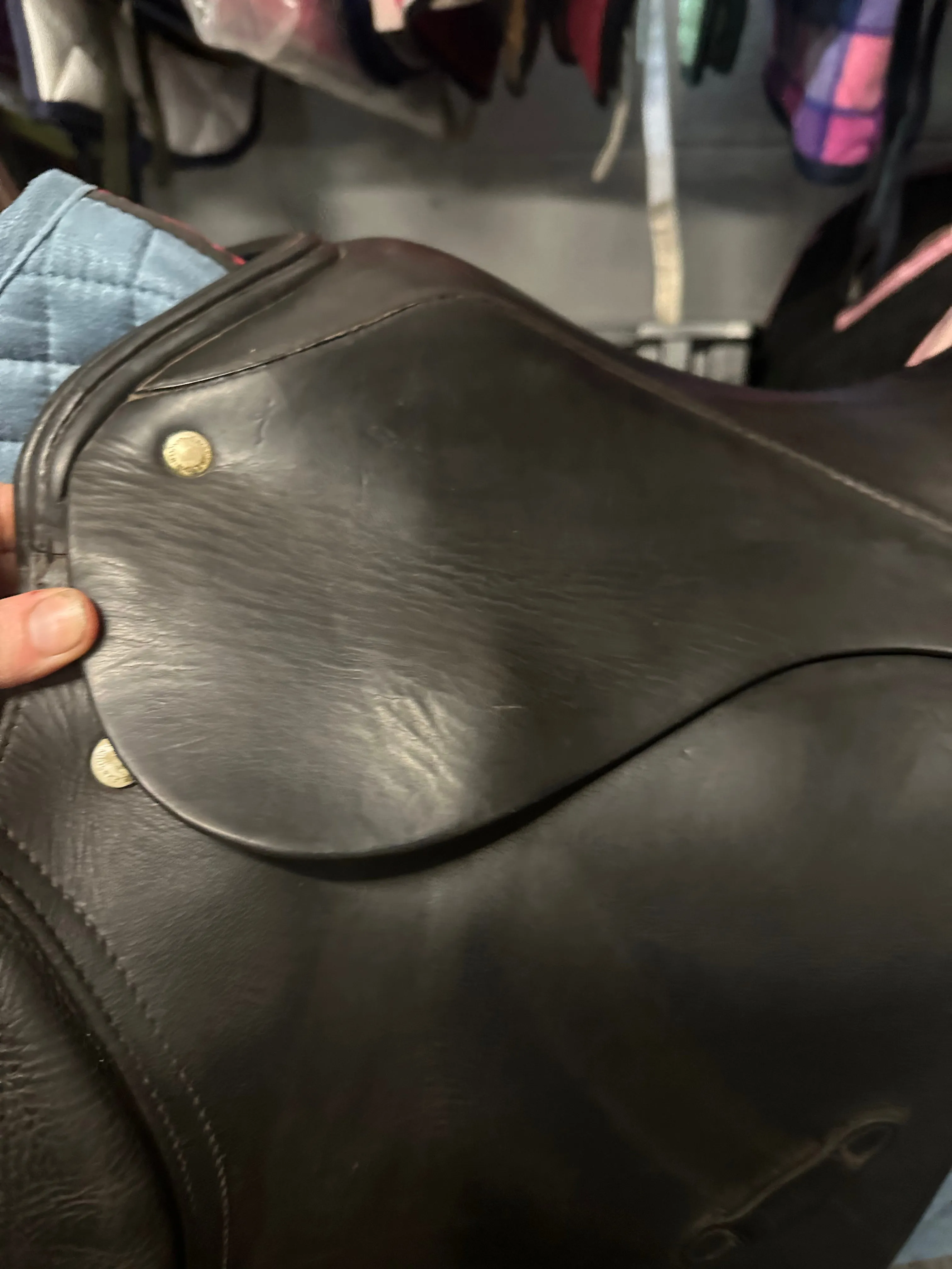 17.5” Passier and sohn jumping saddle black m/w