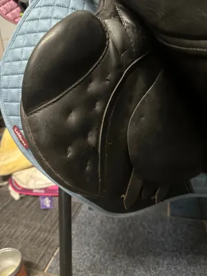 17.5” Passier and sohn jumping saddle black m/w