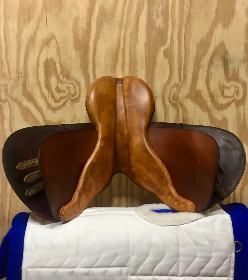 17" Prix De Nations Spring Seat Crosby Jumping Saddle