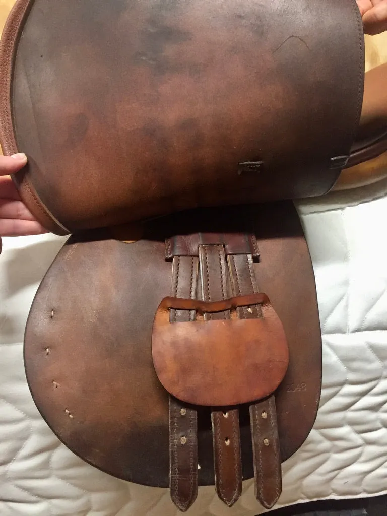 17" Prix De Nations Spring Seat Crosby Jumping Saddle