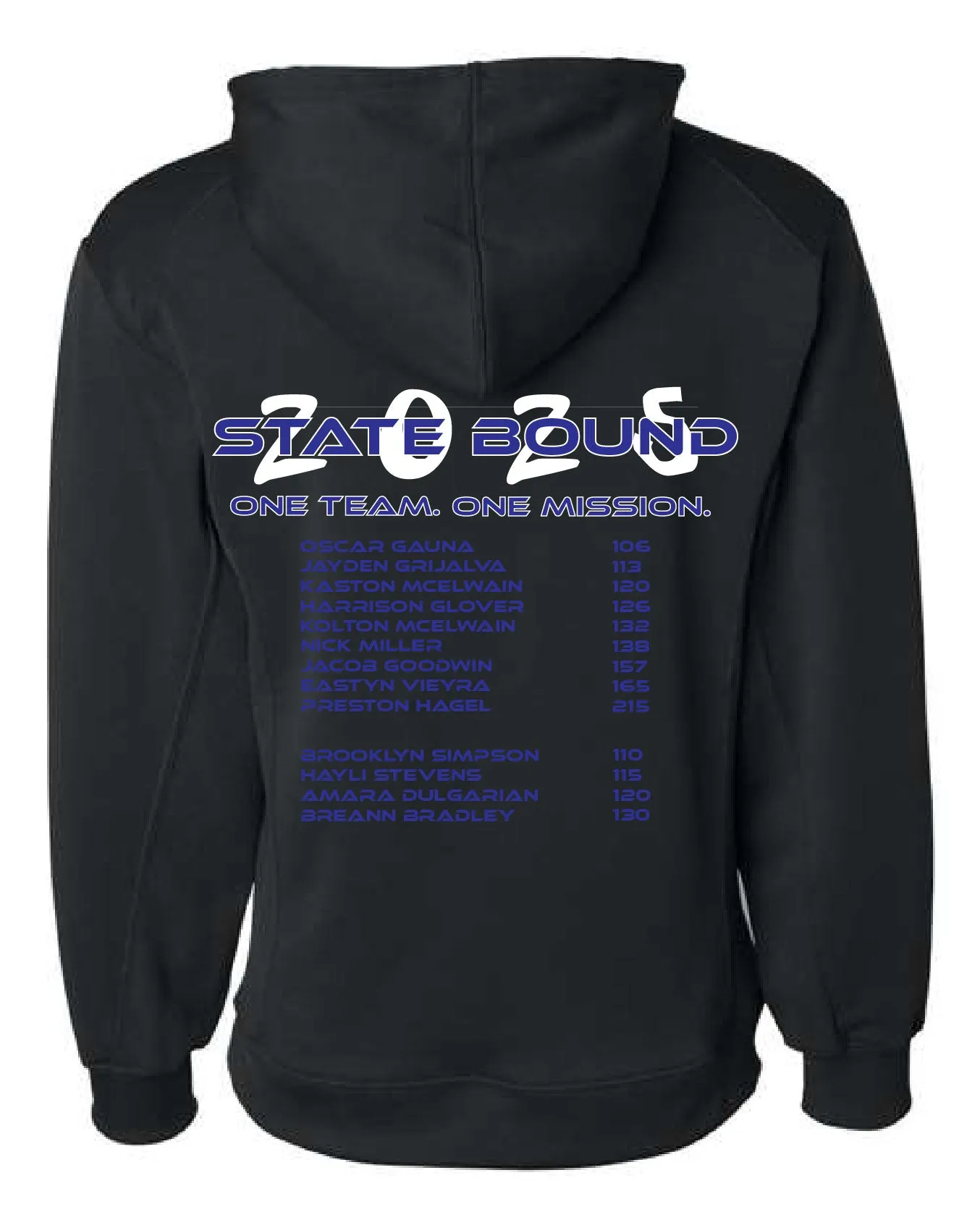 2025 State Wrestling Hoodie