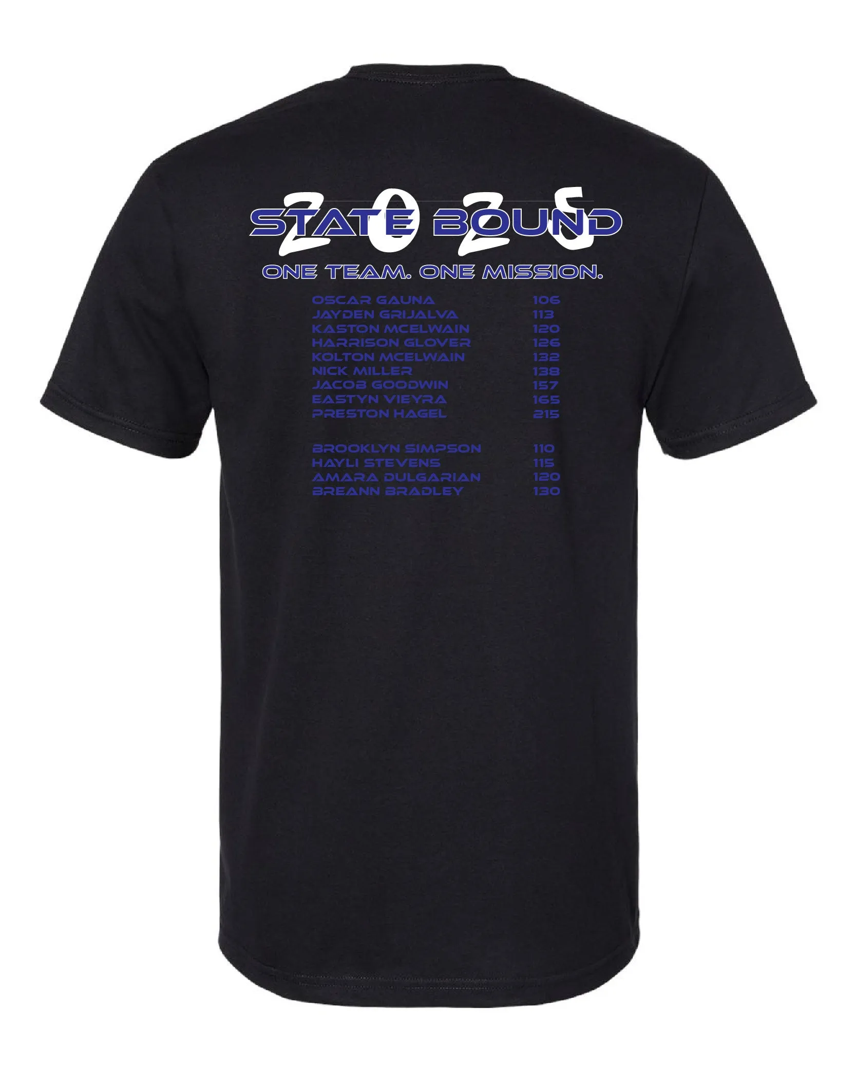 2025 State Wrestling Shirt