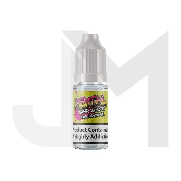 20mg Mental Bar Salts By Signature Vapours 10ml Nic Salt (50VG/50PG) (BUY 1 GET 1 FREE)