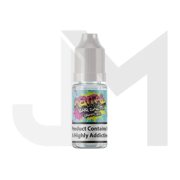 20mg Mental Bar Salts By Signature Vapours 10ml Nic Salt (50VG/50PG) (BUY 1 GET 1 FREE)