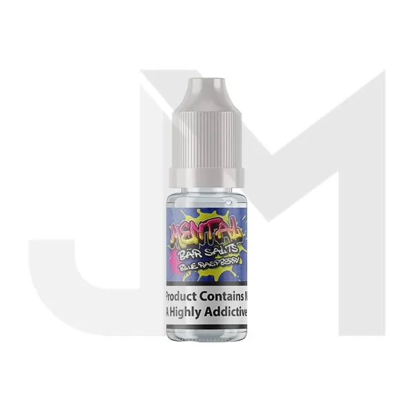 20mg Mental Bar Salts By Signature Vapours 10ml Nic Salt (50VG/50PG) (BUY 1 GET 1 FREE)