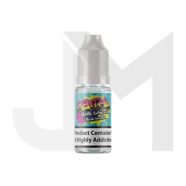 20mg Mental Bar Salts By Signature Vapours 10ml Nic Salt (50VG/50PG) (BUY 1 GET 1 FREE)