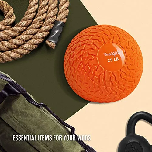 25lbs Slam Medicine Ball Tread Orange
