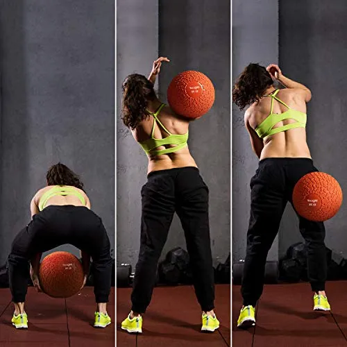 25lbs Slam Medicine Ball Tread Orange