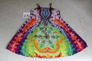 2X Long Ribbon Strap Dress