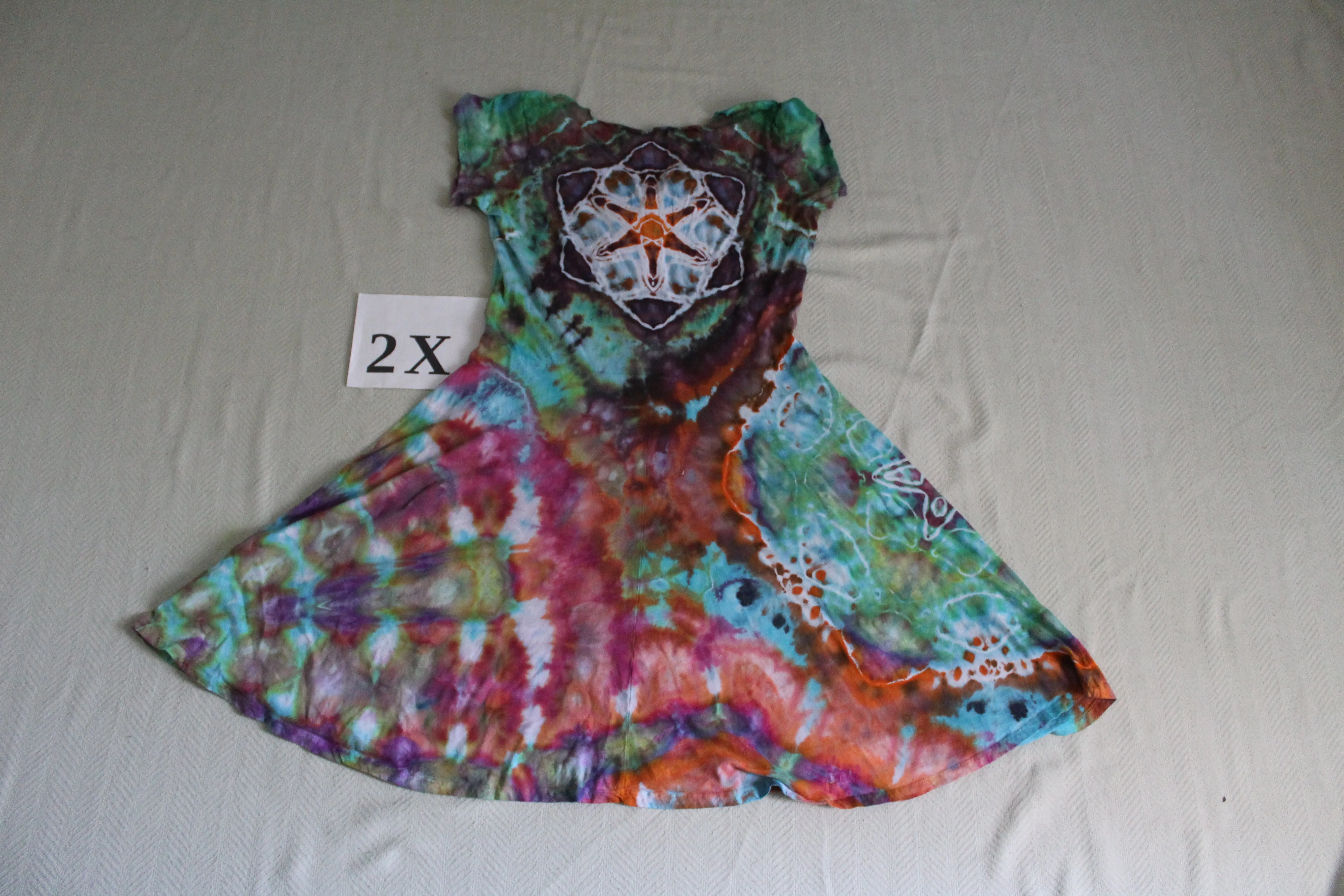 2X Twisted Front Dress