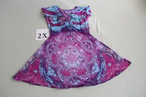 2X Twisted Front Dress
