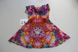 2X Twisted Front Dress