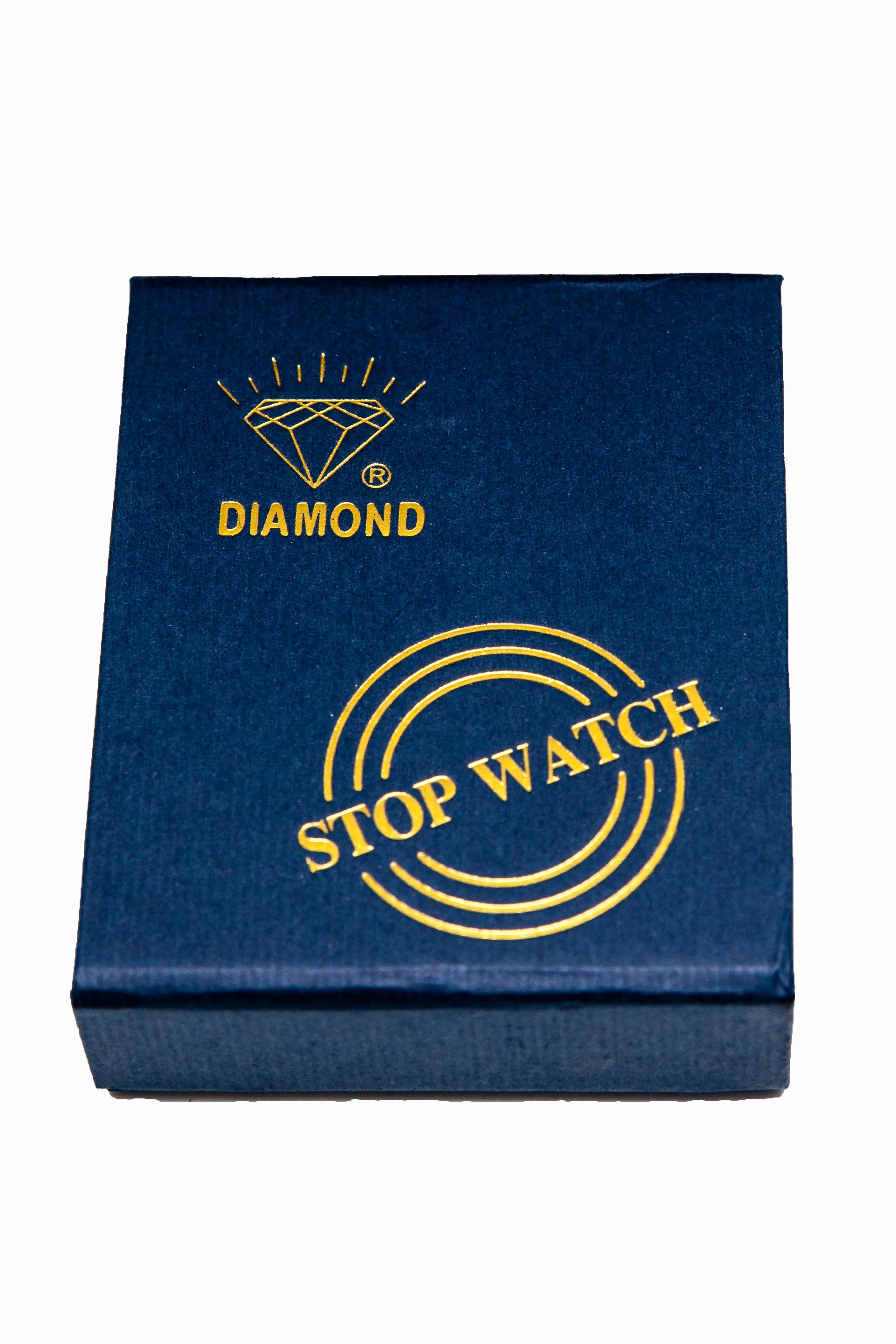 30 Minute "Diamond" Steel Mechanical Stopwatch With Reset Button