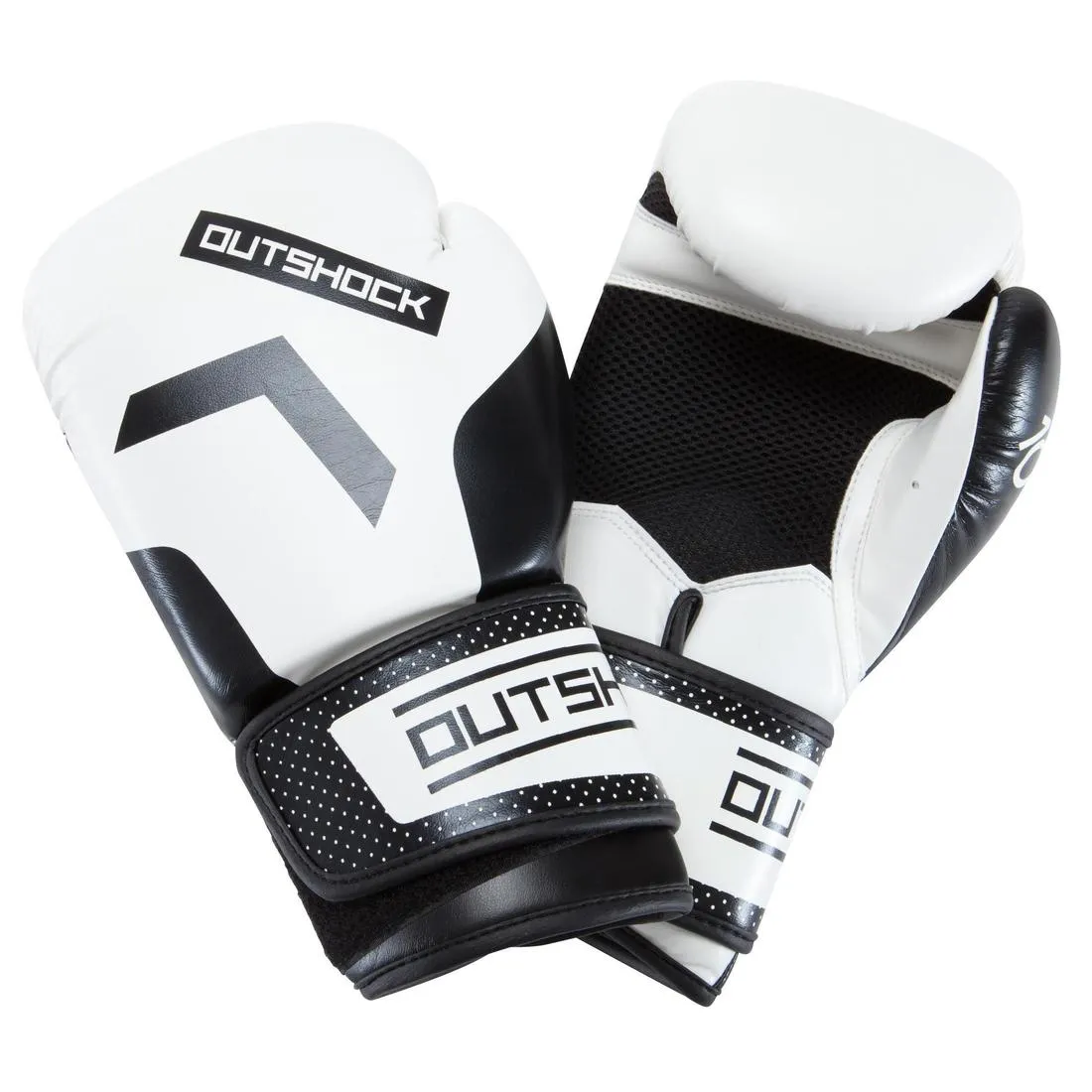 300 Beginner Adult Training Boxing Gloves - White