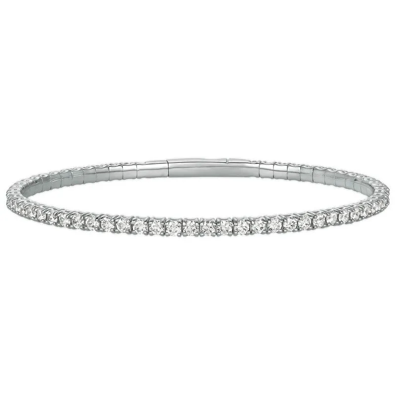 3.00CT DIAMOND FLEXIBLE BRACELET 14K GOLD