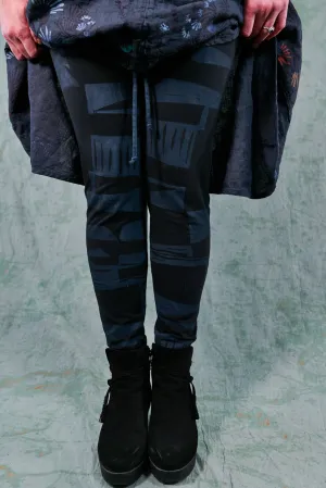 3136 Lightweight Legging-Black-Postmodern Stencil