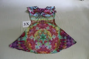 3X Twisted Front Dress