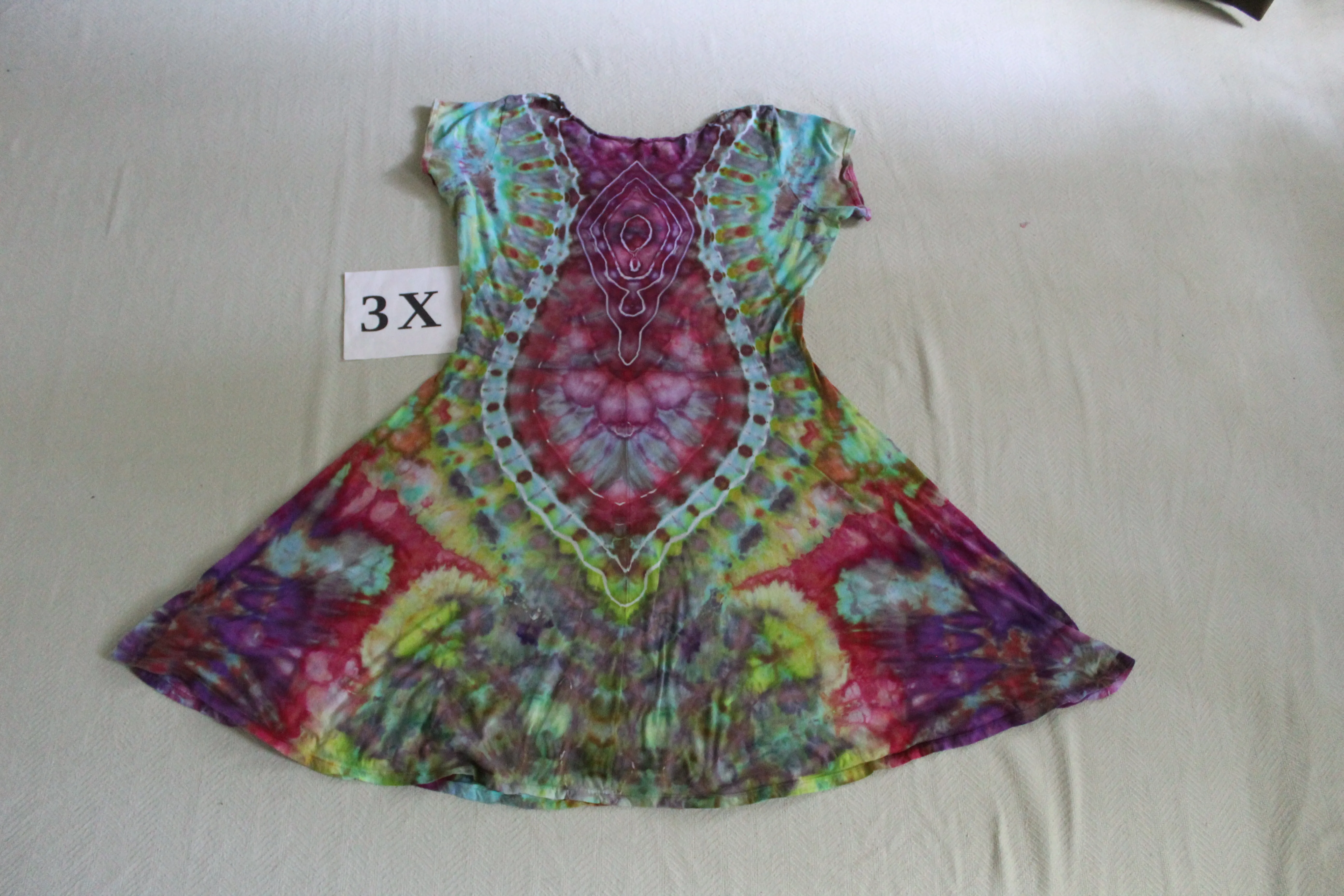 3X Twisted Front Dress