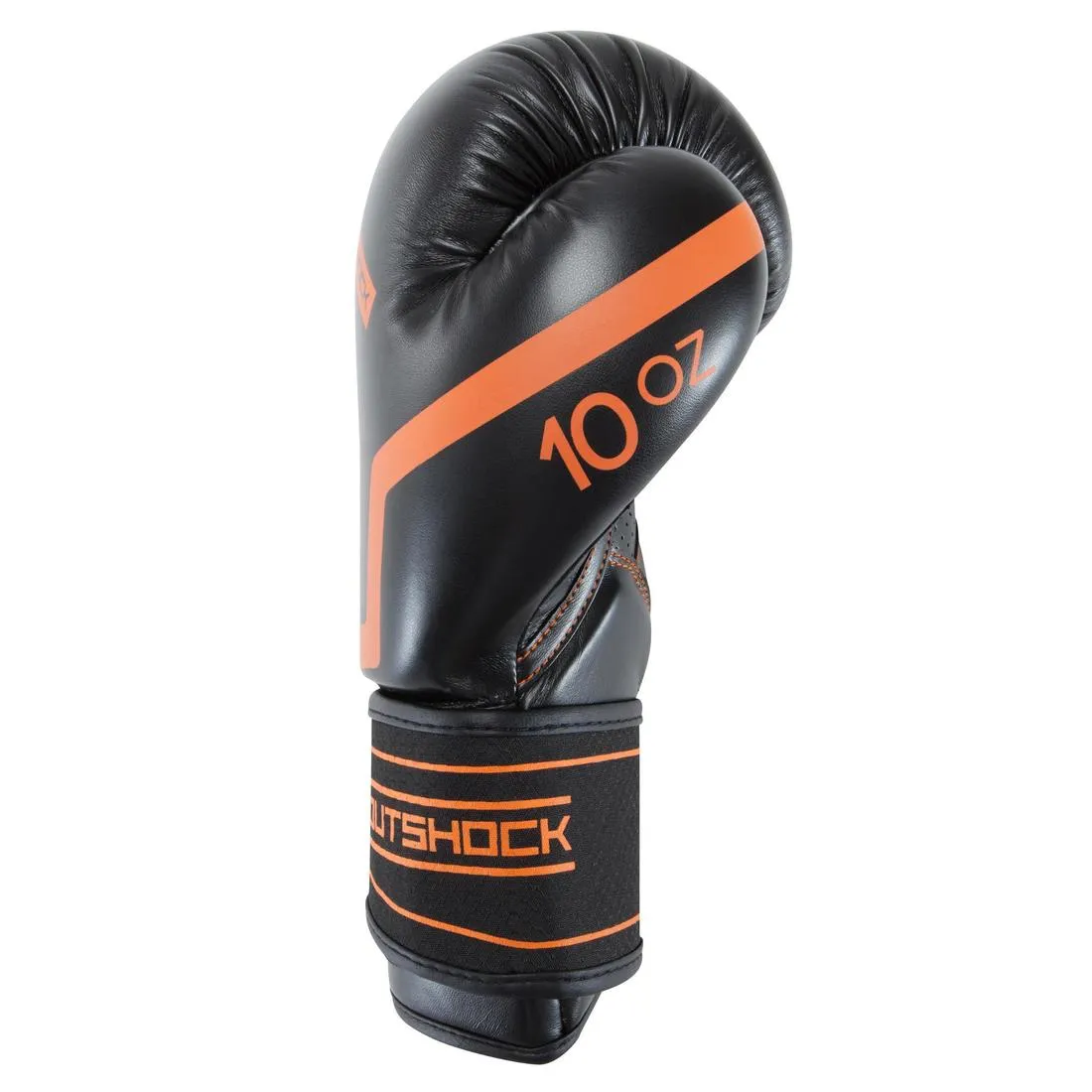 500 Intermediate Boxing Gloves - Black/Orange