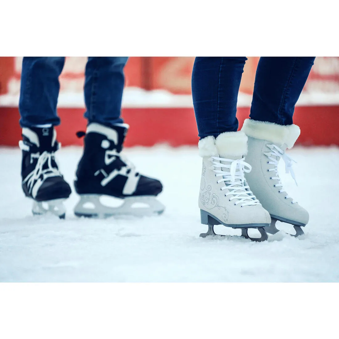 500 Women's Ice Skates - White