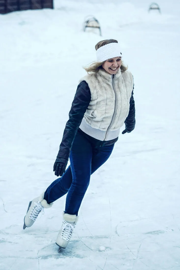 500 Women's Ice Skates - White