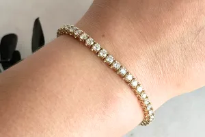 7TCW FLEXIBLE LAB-GROWN DIAMOND TENNIS BRACELET