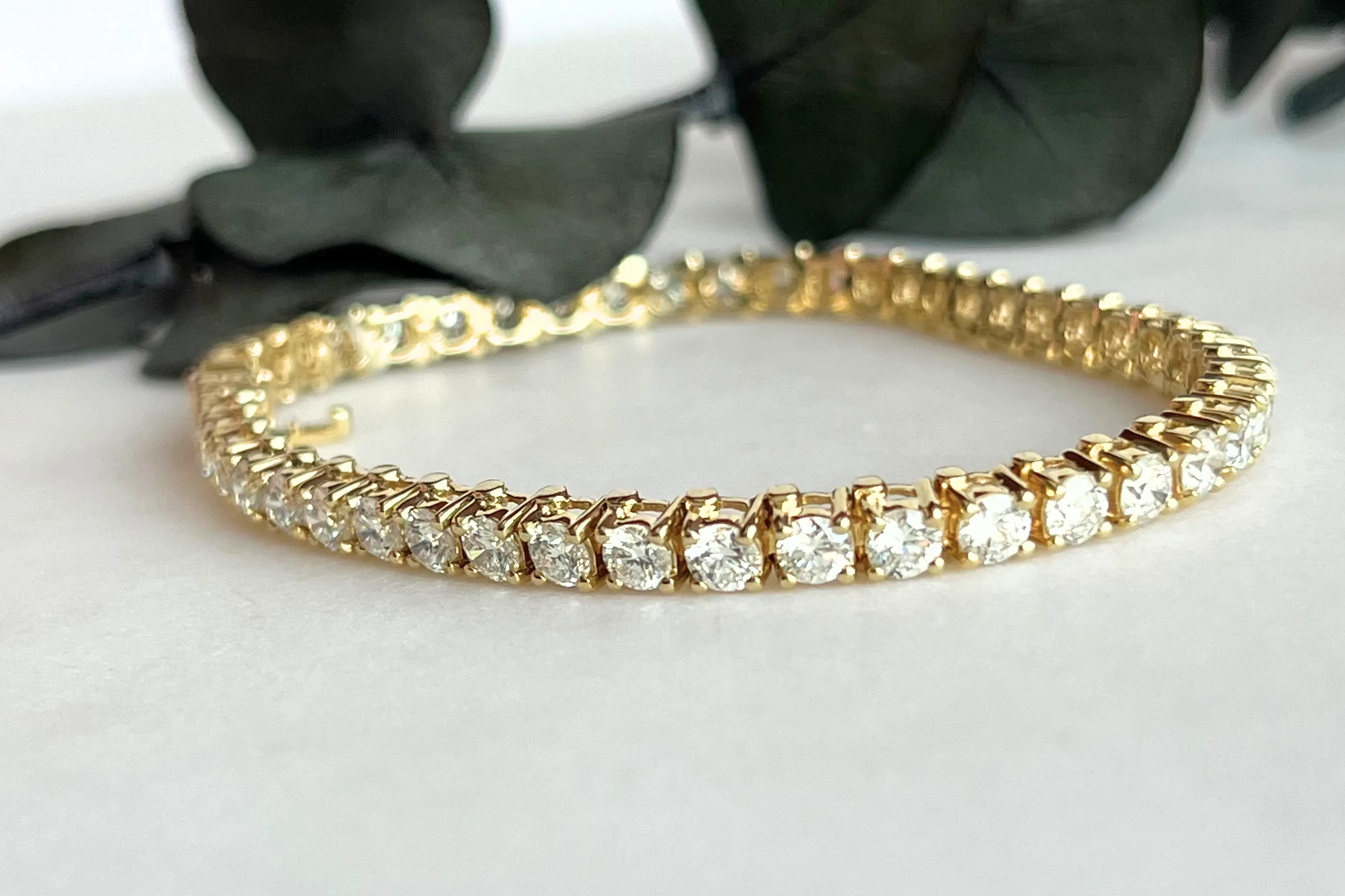 7TCW FLEXIBLE LAB-GROWN DIAMOND TENNIS BRACELET