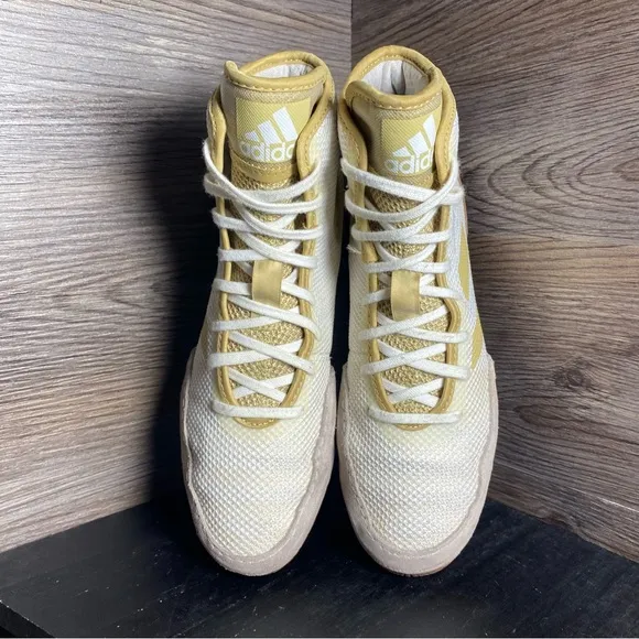 Adidas tech fall 2.0 wrestling shoes white gold