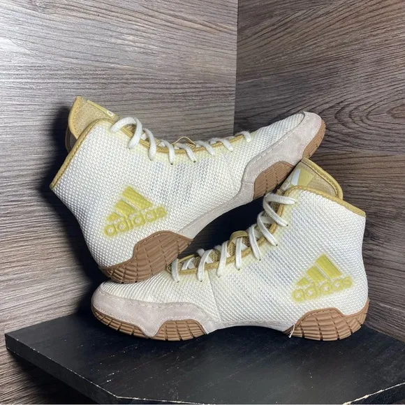 Adidas tech fall 2.0 wrestling shoes white gold