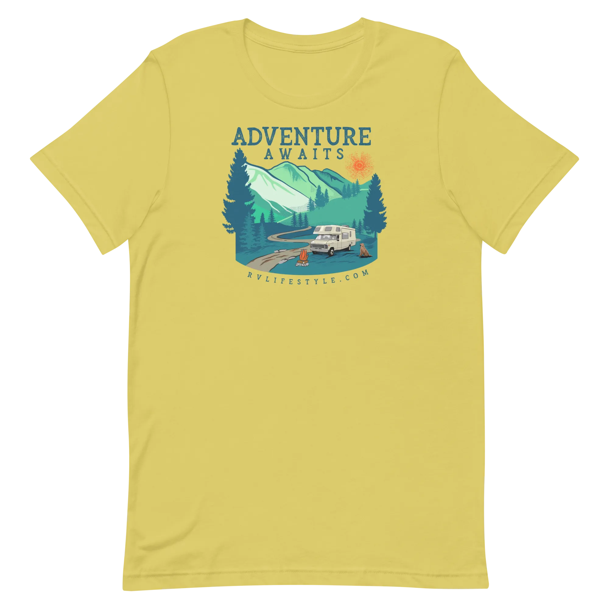 Adventure Awaits - Men and Women's Short-Sleeve T-Shirt