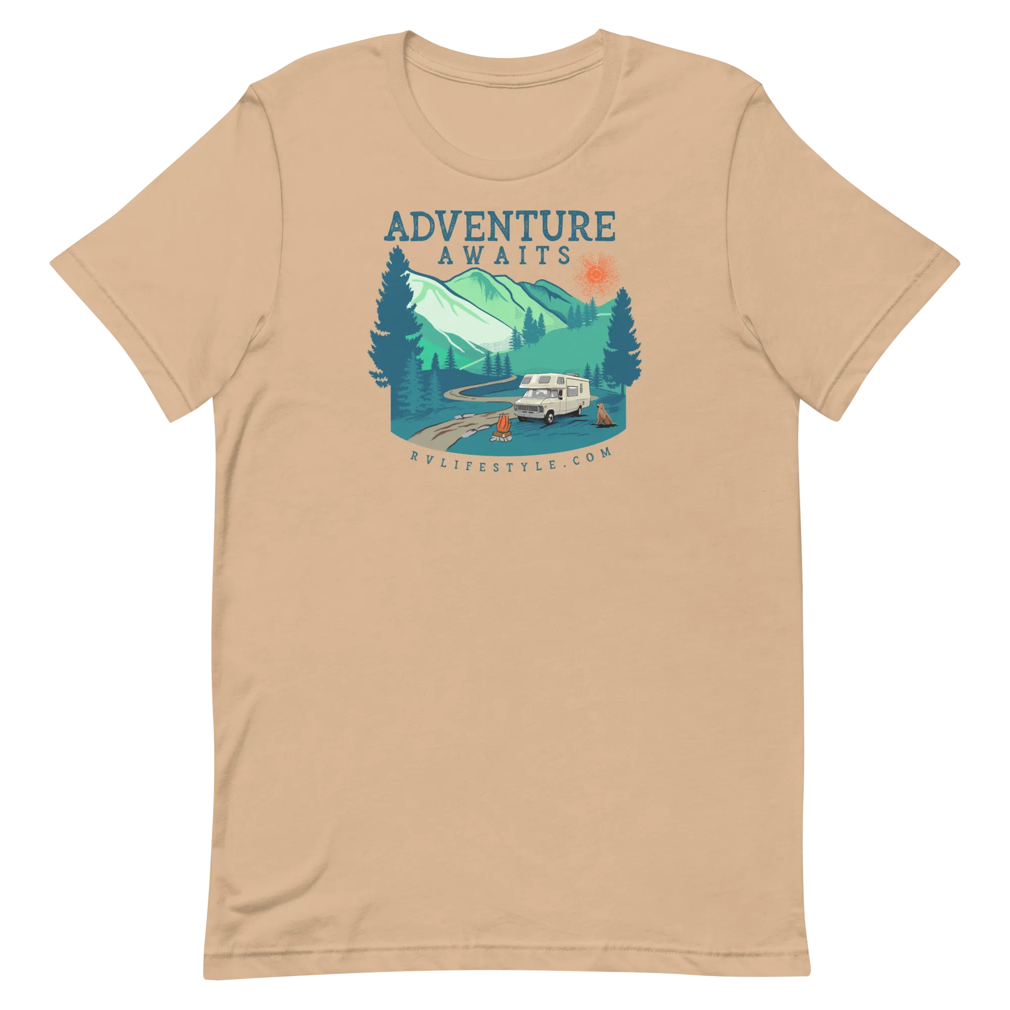 Adventure Awaits - Men and Women's Short-Sleeve T-Shirt