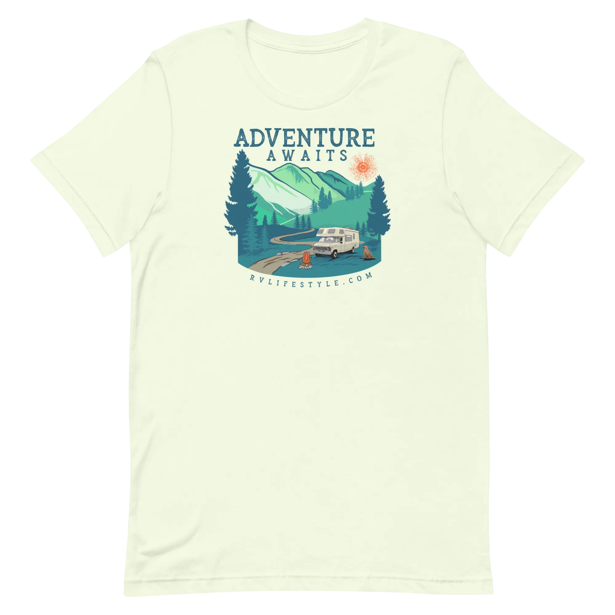 Adventure Awaits - Men and Women's Short-Sleeve T-Shirt