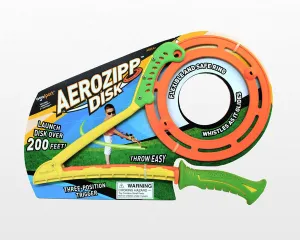 Aero Zipp Disk Single! Unique catapult launcher lets you make long distance throws with ease!