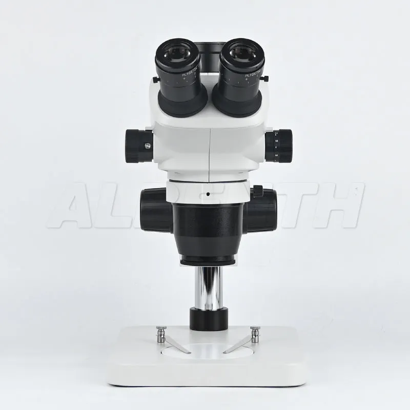 Albenth 6.5X-52X Trinocular Zoom Stereo Microscope with Super Large Stand