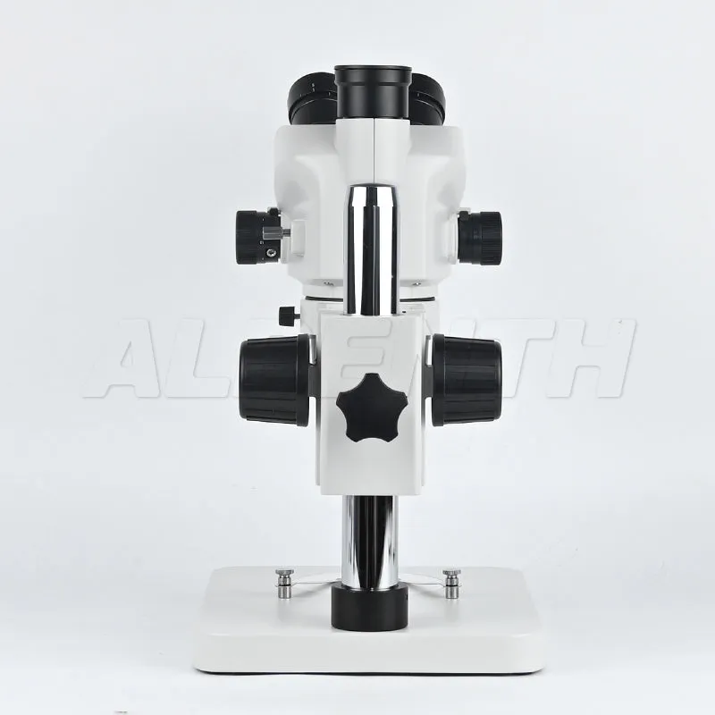 Albenth 6.5X-52X Trinocular Zoom Stereo Microscope with Super Large Stand