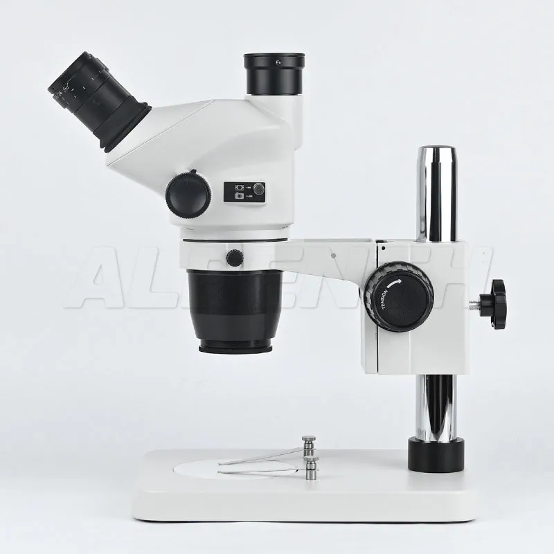 Albenth 6.5X-52X Trinocular Zoom Stereo Microscope with Super Large Stand