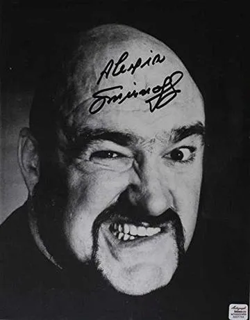 Alexis Smirnoff Signed Autographed Wrestling Glossy 8x10 Photo (SA COA)