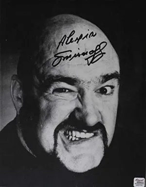 Alexis Smirnoff Signed Autographed Wrestling Glossy 8x10 Photo (SA COA)