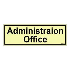 Aluminium Administration Sign Board
