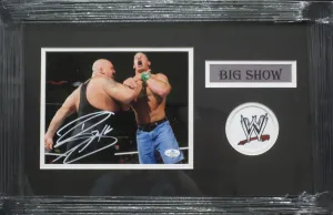 American Professional Wrestler Paul "Big Show" Wight Hand Signed Autographed 8x10 Photo Framed & Matted with COA