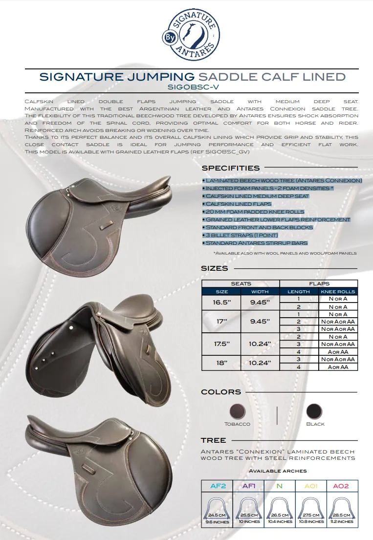 Antarès Signature Jumping Saddle - 17½" - One In Stock
