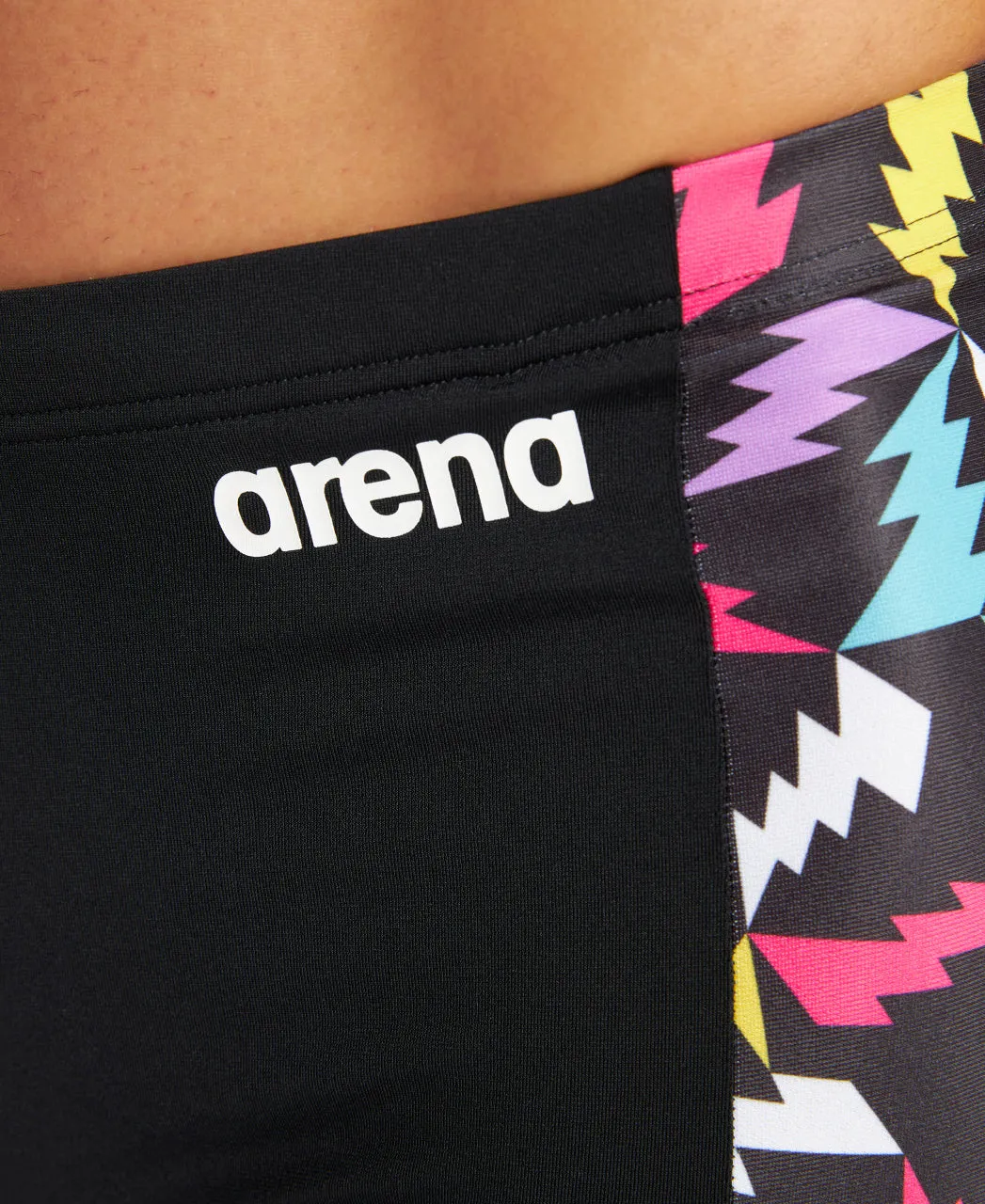 Arena Men's Lightning Colors Jammer - Black-Black Multi