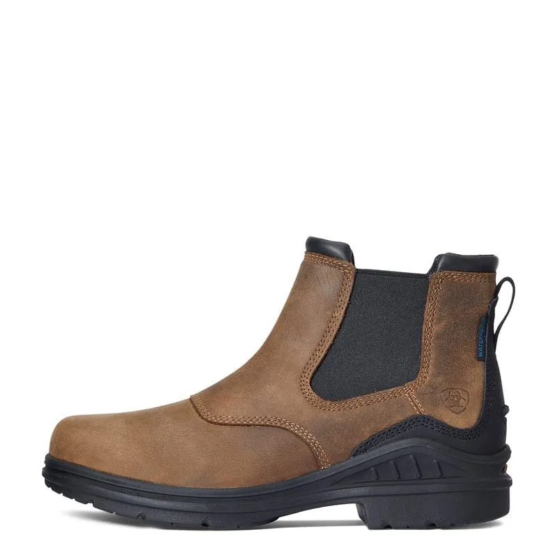 Ariat Mens Barnyard Twin Gore Boots Antique Brown