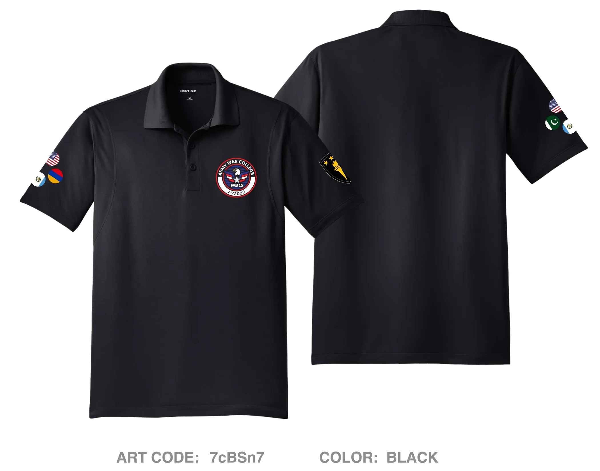 Army War College Hi-Tech Performance Men's SS Polo - 7cBSn7
