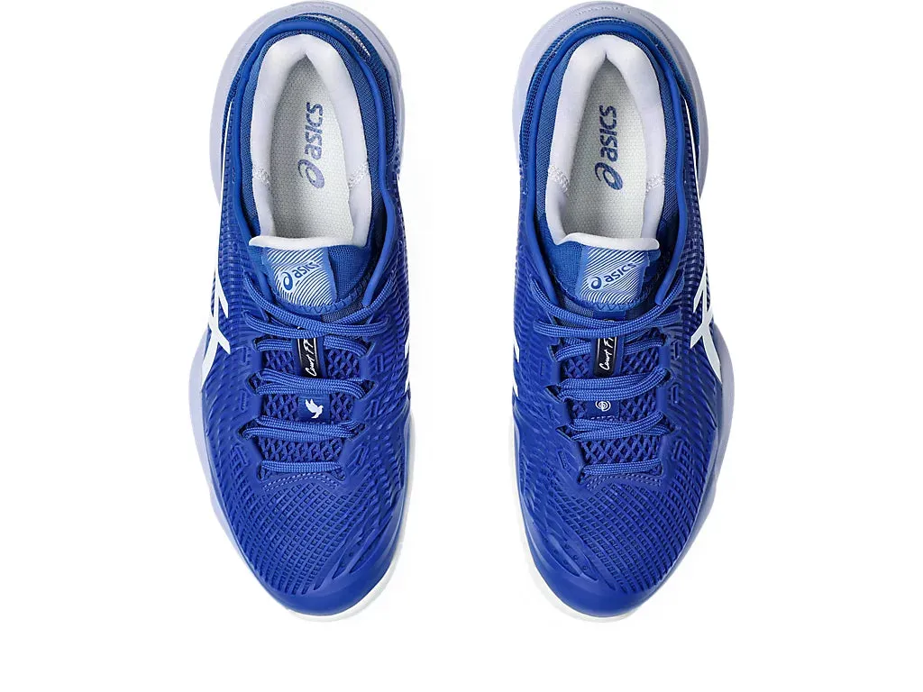 Asics Men's COURT FF 3 NOVAK Tennis Shoes in Asics Blue/Fresh Air