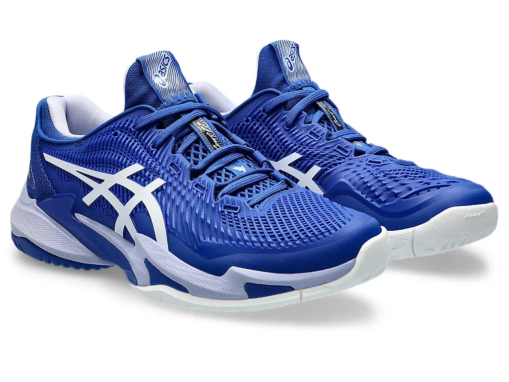 Asics Men's COURT FF 3 NOVAK Tennis Shoes in Asics Blue/Fresh Air